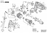 Bosch 3 603 A28 571 PSB 750 RCE Percussion Drill PSB750RCE Spare Parts
